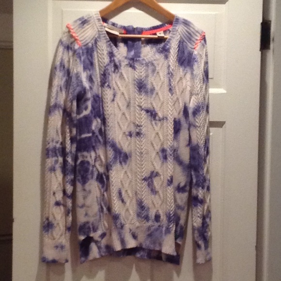 Cotton tie dyed sweater by Maison Scotch. - Picture 1 of 7